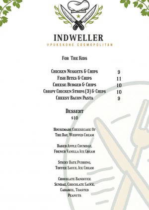 Kids Menu